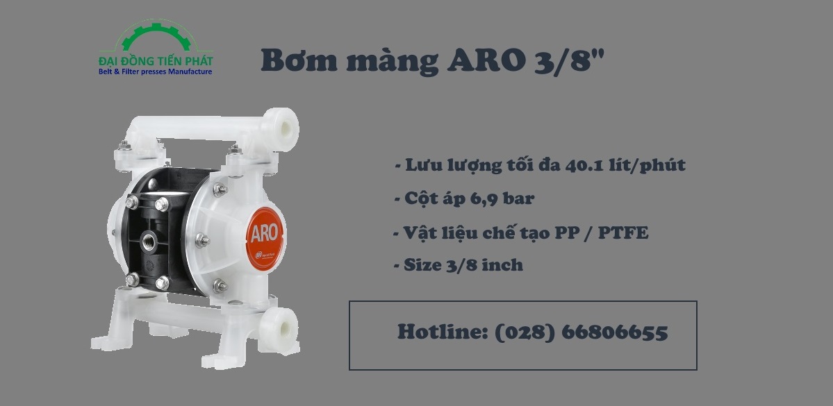 Máy ép bùn ARO 3-8 inch