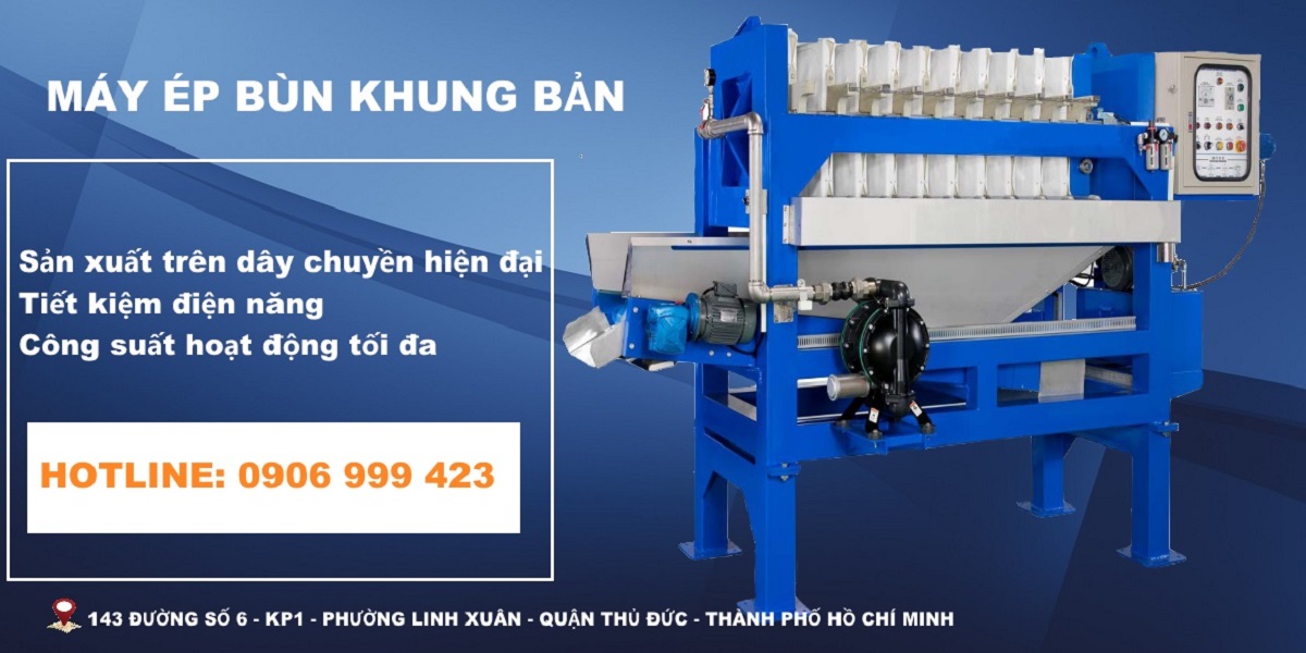 Máy ép bùn khung bản chính hãng Đại Đồng Tiến Phát