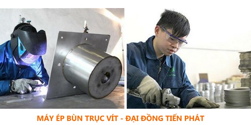 Máy ép bùn trục vít được gia công bởi những kĩ sư có tay nghề cao