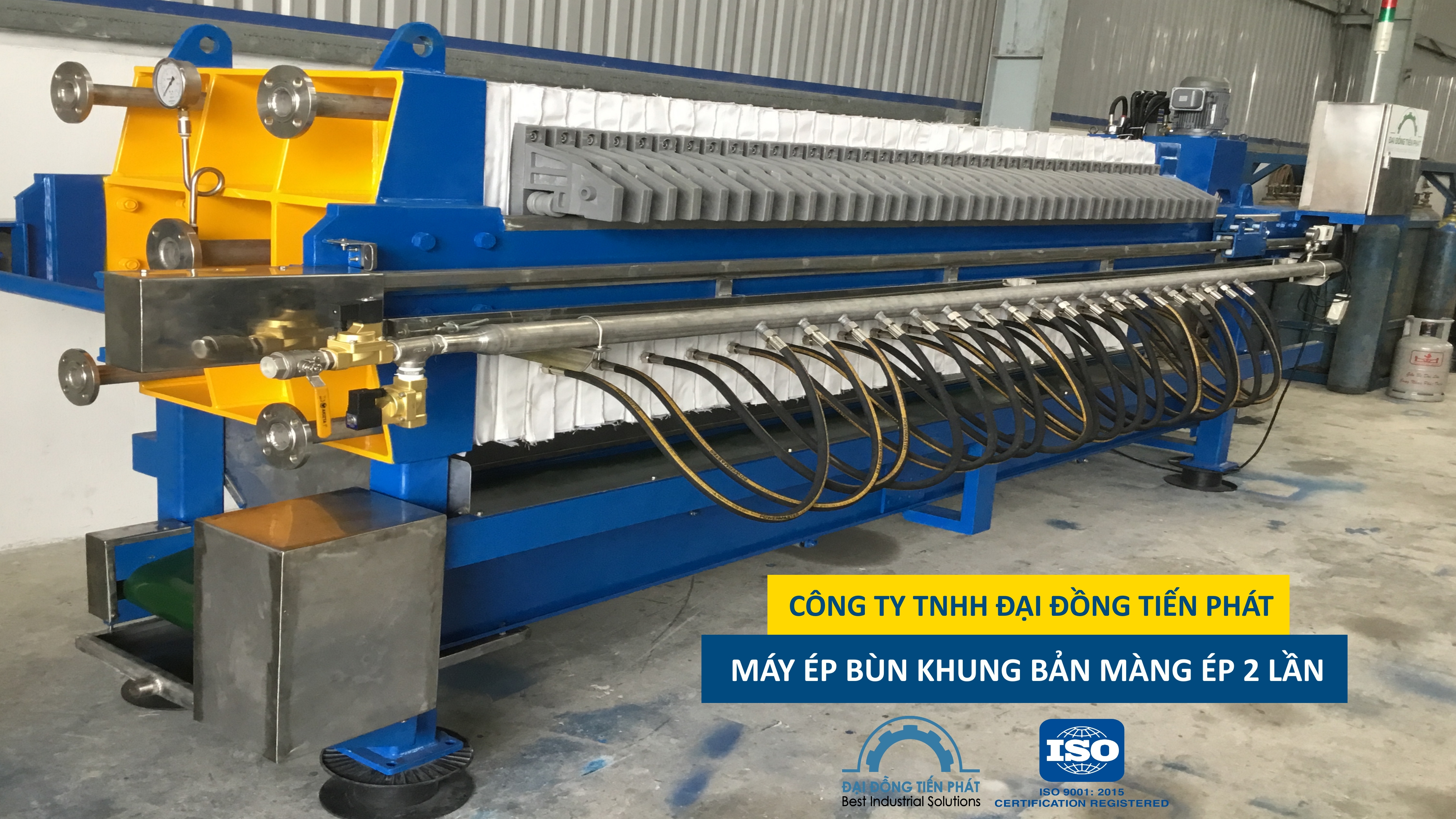 Máy ép bùn khung bản màng Đại Đồng Tiến Phát