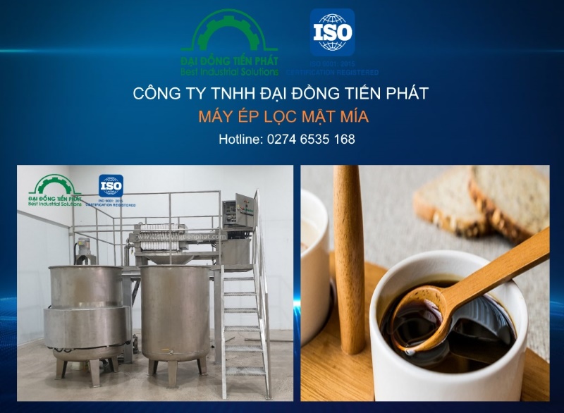 Máy ép lọc mật mía được ứng dụng rộng rãi tại Việt Nam