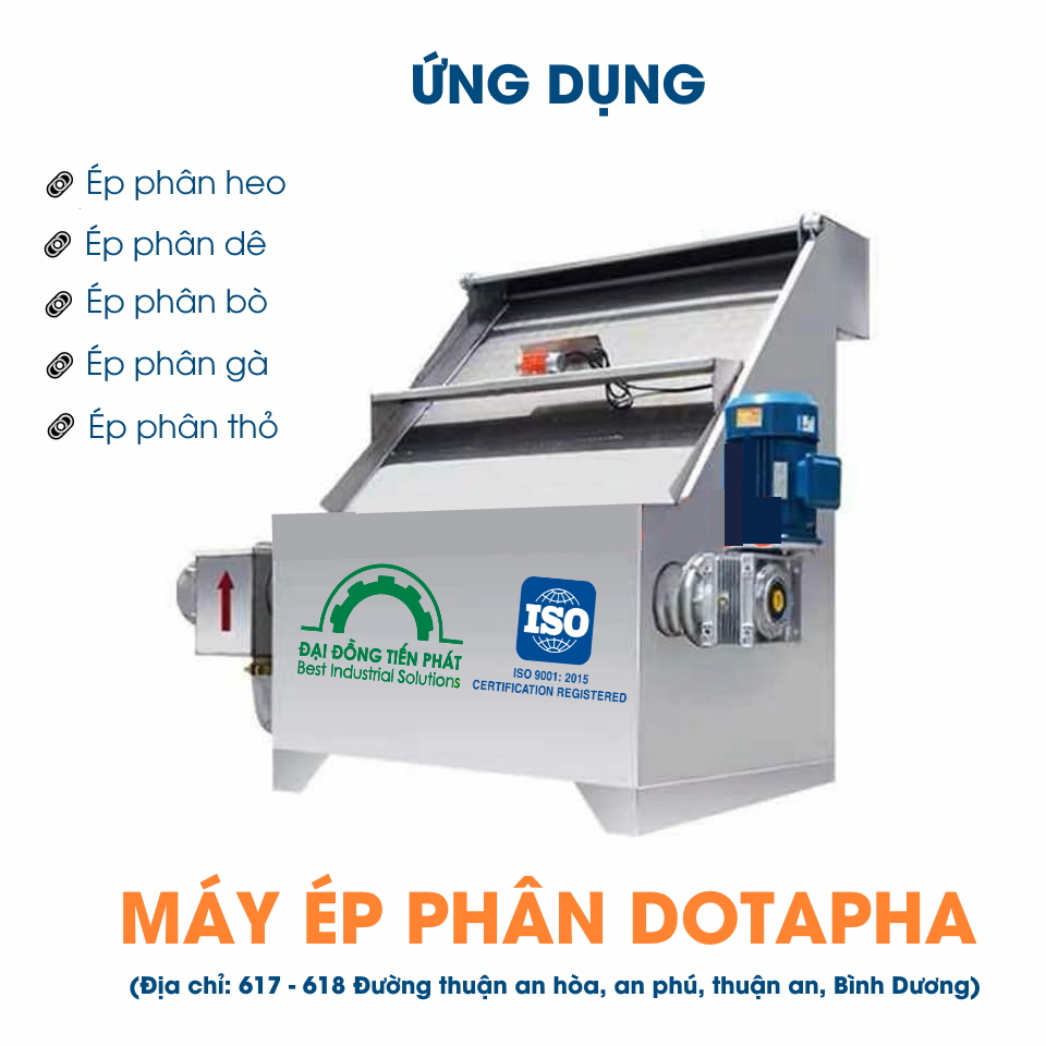 máy ép phân dê sản xuất tại Việt Nam