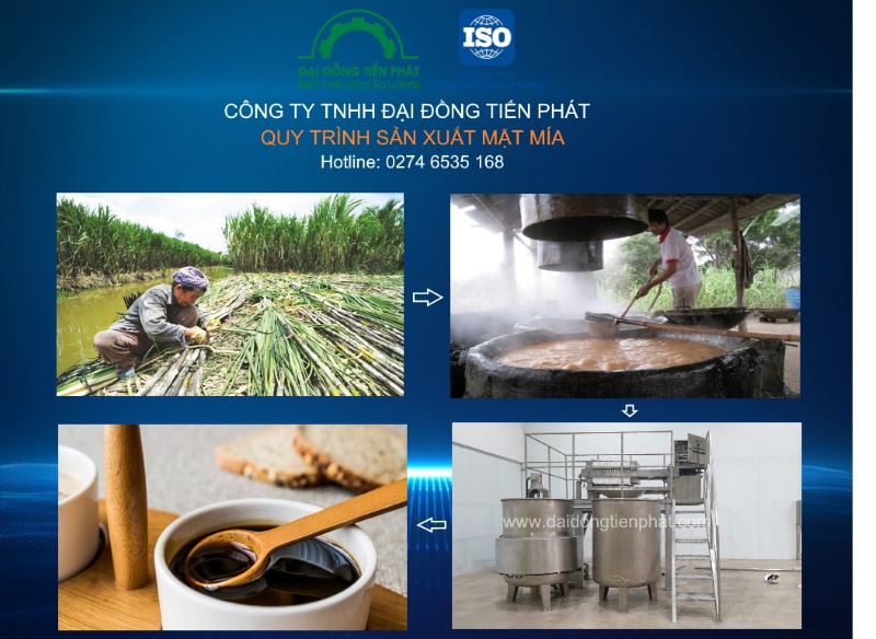 Quy trình sản xuất mật mía tại Việt Nam