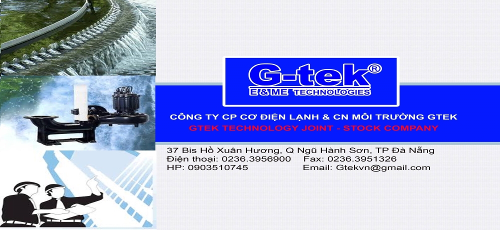 HỆ THỐNG XỬ LÝ BÙN CTCP CƠ ĐIỆN LẠNH VÀ CÔNG NGHỆ MÔI TRƯỜNG G.T.E.K