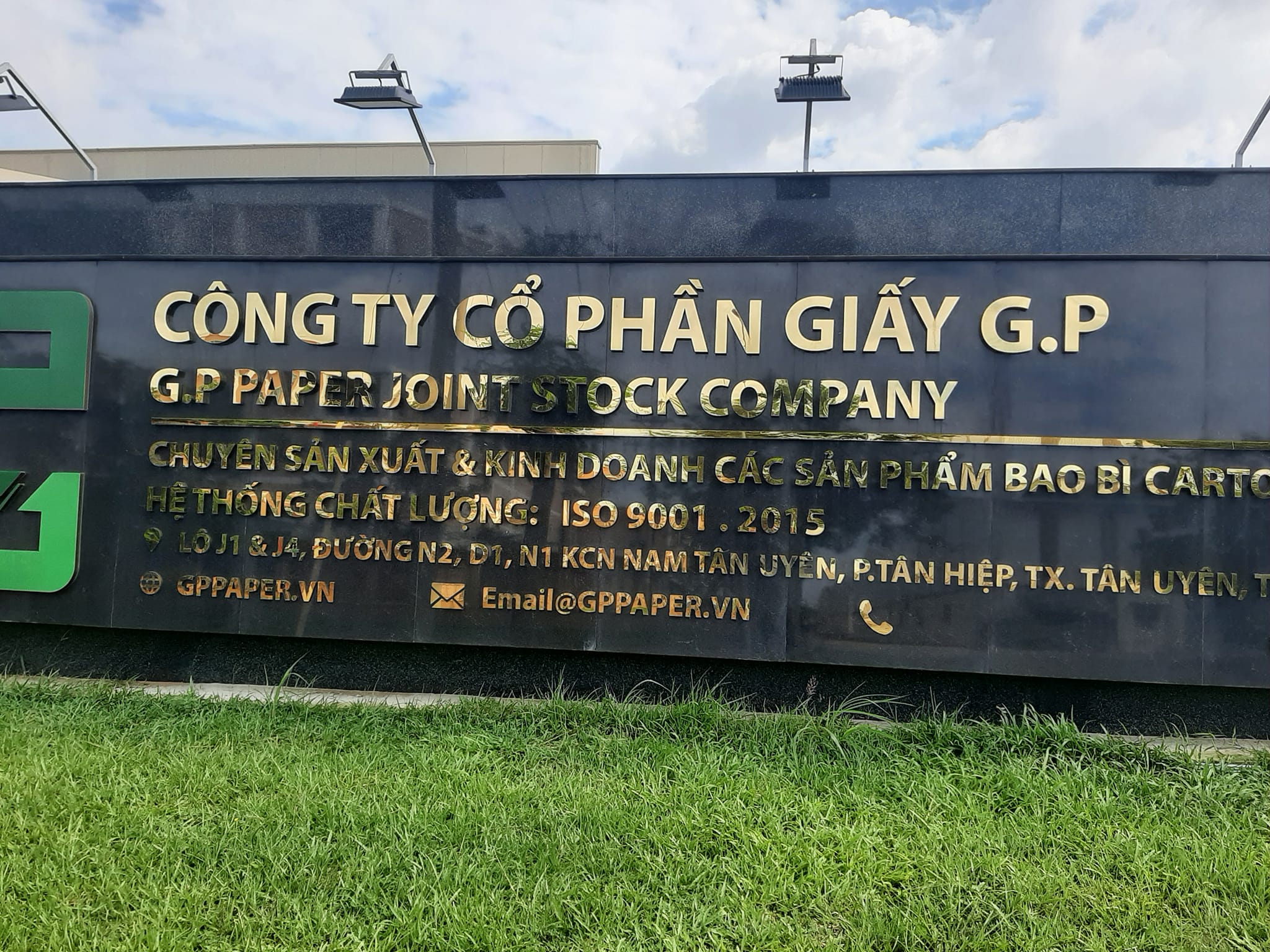 DỰ ÁN CÔNG TY CỔ PHẦN GIẤY G.P